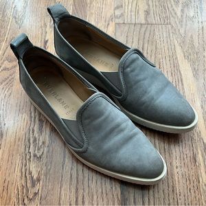 Everlane Gray Suede Pointed Toe Sneakers, 7.5